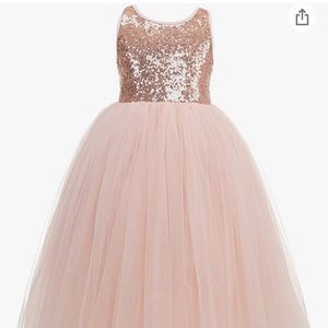 Little girls flower girl dress
